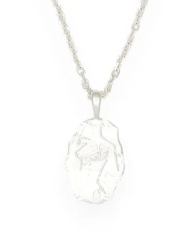 Deux Lions Jewelry Dieu Crea Necklace In Silver For Him
