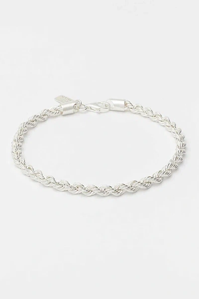 Deux Lions Jewelry Eternal Link Bracelet In Silver, Men's At Urban Outfitters