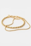 Deux Lions Jewelry Eternal Stack Bracelets In Gold, Men's At Urban Outfitters In Gold