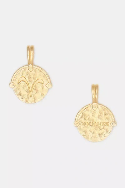 Deux Lions Jewelry Gold Baby Zodiac Necklace