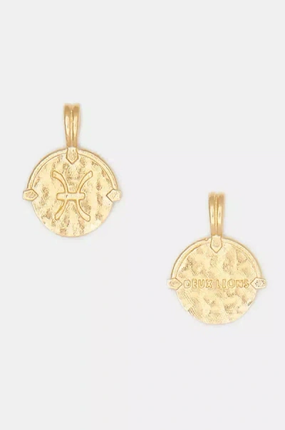 Deux Lions Jewelry Gold Baby Zodiac Necklace