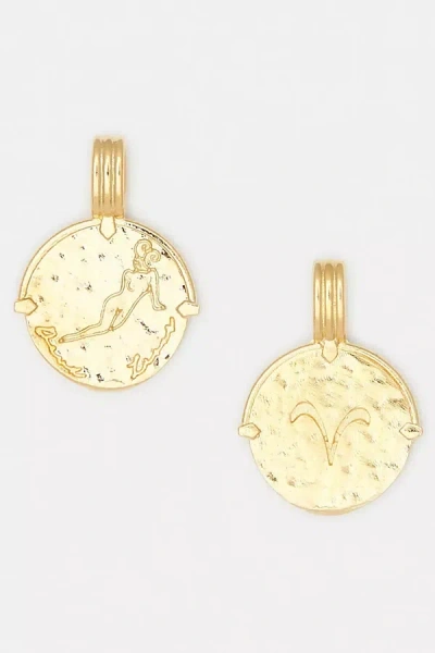 Deux Lions Jewelry Gold Zodiac Necklace