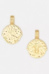 Deux Lions Jewelry Gold Zodiac Necklace In Brown
