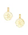 Deux Lions Jewelry Men's Zodiac Necklace In K Gold Plated - Pisces