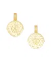 Deux Lions Jewelry Men's Zodiac Necklace In K Gold Plated - Virgo
