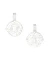 Deux Lions Jewelry Men's Zodiac Necklace In . Sterling Silver - Gemini