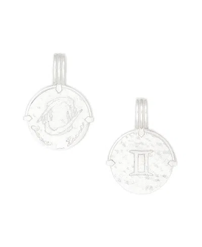 Deux Lions Jewelry Men's Zodiac Necklace In . Sterling Silver - Gemini