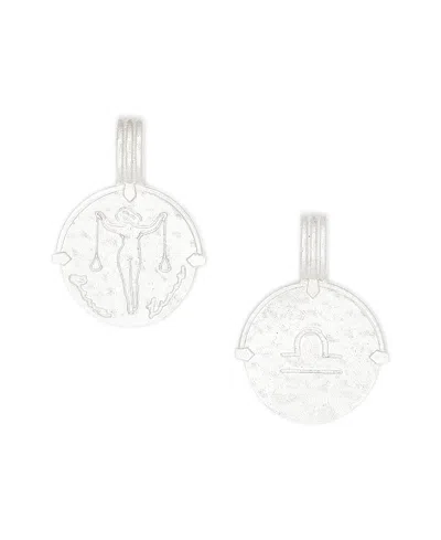 Deux Lions Jewelry Men's Zodiac Necklace In . Sterling Silver - Libra