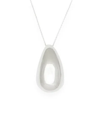 Deux Lions Jewelry Moondrop Chain Necklace In Sterling Silver
