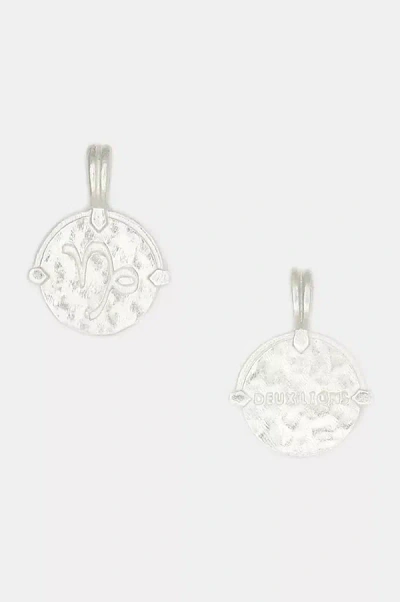 Deux Lions Jewelry Sterling Silver Baby Zodiac Necklace In Multicolor