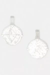 Deux Lions Jewelry Sterling Silver Zodiac Necklace In Beige