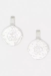 Deux Lions Jewelry Sterling Silver Zodiac Necklace In White