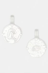 Deux Lions Jewelry Sterling Silver Zodiac Necklace In White