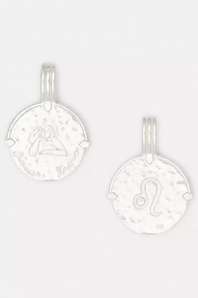 Deux Lions Jewelry Sterling Silver Zodiac Necklace In White