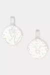 Deux Lions Jewelry Sterling Silver Zodiac Necklace In Brown