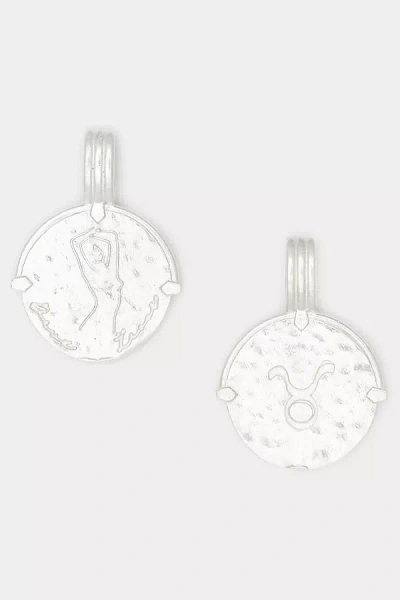 Deux Lions Jewelry Sterling Silver Zodiac Necklace In White