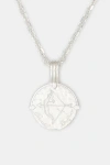 Deux Lions Jewelry Sterling Silver Zodiac Necklace In Sagittarius, Men's At Urban Outfitters