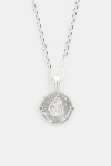Deux Lions Jewelry Sterling Silver Zodiac Necklace In Virgo, Men's At Urban Outfitters