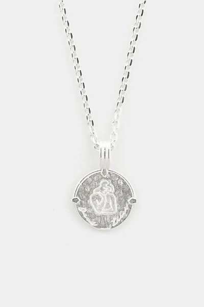 Deux Lions Jewelry Sterling Silver Zodiac Necklace In Virgo, Men's At Urban Outfitters