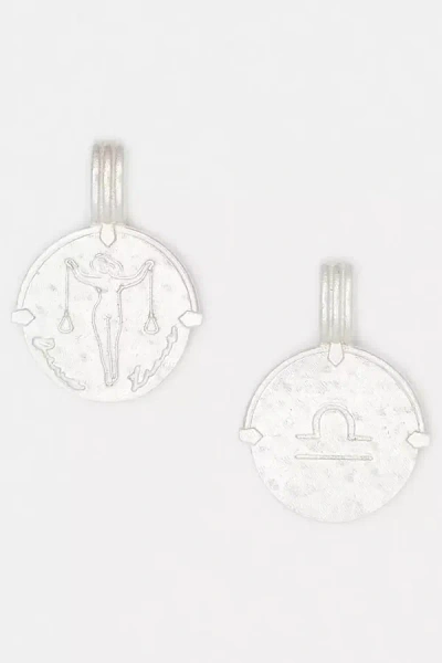 Deux Lions Jewelry Sterling Silver Zodiac Necklace In White