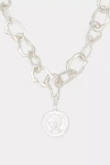 Deux Lions Jewelry Terra Crafted Choker With Sophia Charm In Silver