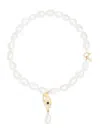 DEUX LIONS JEWELRY WOMEN'S RESIN INES BAROQUE PEARL NECKLACE