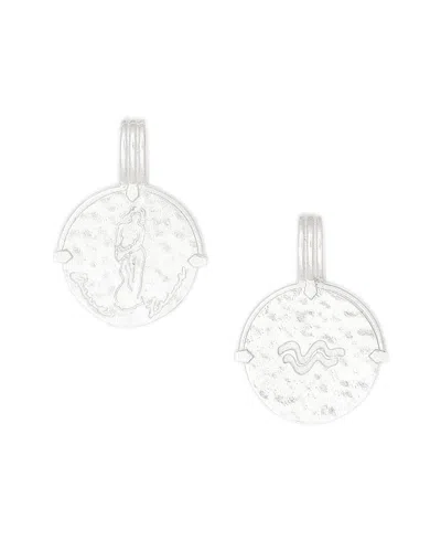 Deux Lions Jewelry Women's Zodiac Necklace In Silver In . Sterling Silver - Aquarius