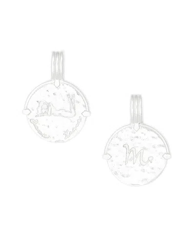 Deux Lions Jewelry Women's Zodiac Necklace In Silver In . Sterling Silver - Scorpion