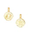 Deux Lions Jewelry Gold Zodiac Necklace In K Gold Plated - Gemini
