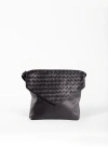 Deux Mains Envelope Crossbody In Black