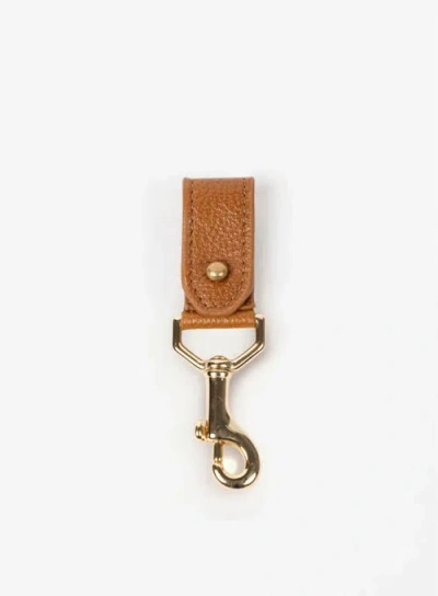 Deux Mains Key Chain In Brown