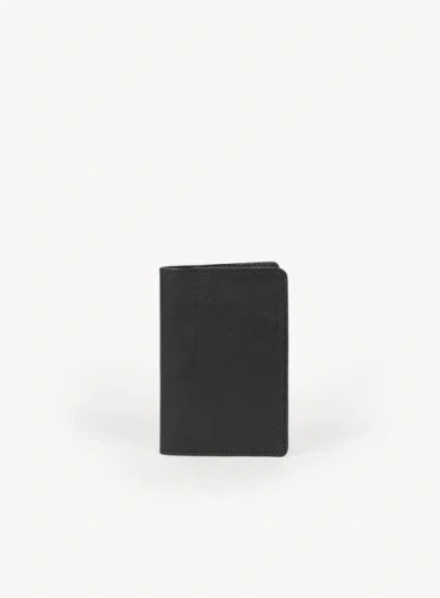 Deux Mains Operators Passport Cover In Black