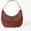 Deux Mains Saddle Shoulder Bag In Brown