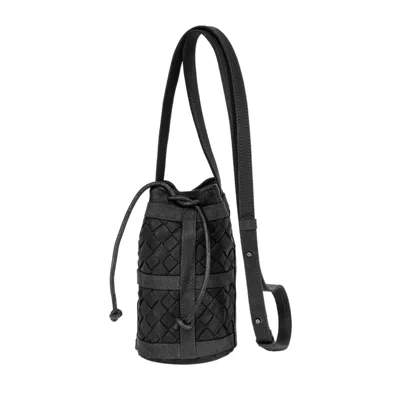 Deux Mains Women's Black Mini Essential Bucket Bag