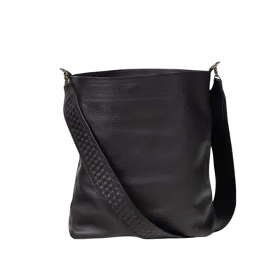 Deux Mains Women's Leather Tote Bag Black