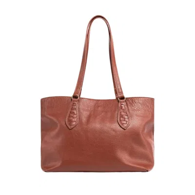 Deux Mains Women's Mid Tote - Brown