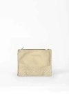 Deux Mains Woven Pouch In Brown
