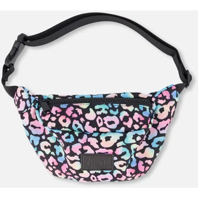 Deux Par Deux Kids'  Adjustable Straps Animal Fanny Pack In Multi