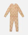 Deux Par Deux Adult Men Two Piece Family Christmas Pajama Set In Multi