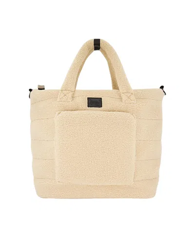 DEUX PAR DEUX DEUX PAR DEUX ADULT UNISEX SHERPA TOTE-STYLE DIAPER BAG