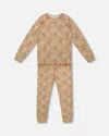 Deux Par Deux Adult Women Two Piece Family Christmas Pajama Set In Multi