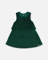 Deux Par Deux Girls' Sleeveless Dress With Eyelet Collar - Little Kid In Amazon