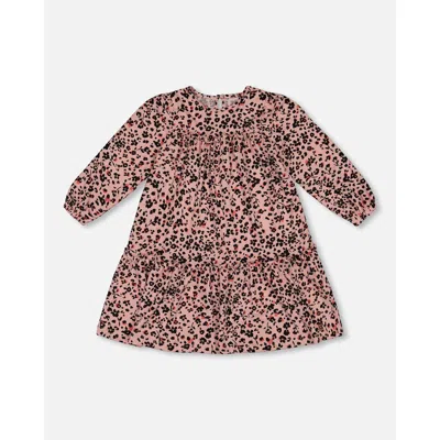 Deux Par Deux Kids'  In Animal Flowers Print