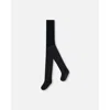 Deux Par Deux Unisex Tonal Jacquard Tights Off White In Anthracite