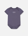 Deux Par Deux Baby Boy's Organic Cotton Bodysuit Navy Blue In Navy Blue