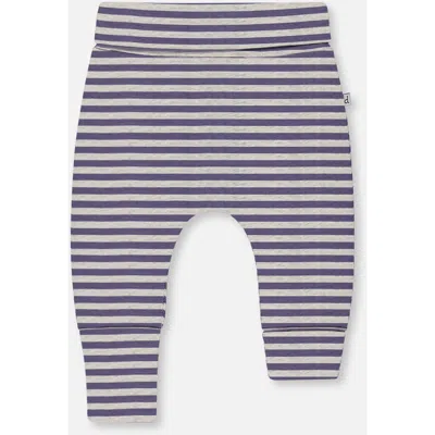 Deux Par Deux Baby Boy's Printed Organic Cotton Evolutive Pant Striped Navy