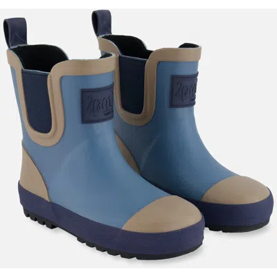 Deux Par Deux Baby Boy's Short Rain Boots Blue
