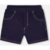 Deux Par Deux Baby Girl's Jegging Shorts Dark Denim Blue In Dark Denim Blue