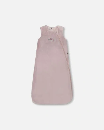 Deux Par Deux Baby Girl Plush Sleep Sack In Pink