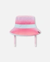Deux Par Deux Baby Girl's Printed Beach Sun Hat Pink, Orange, And Turquoise In Pink, Orange, And Turquoise